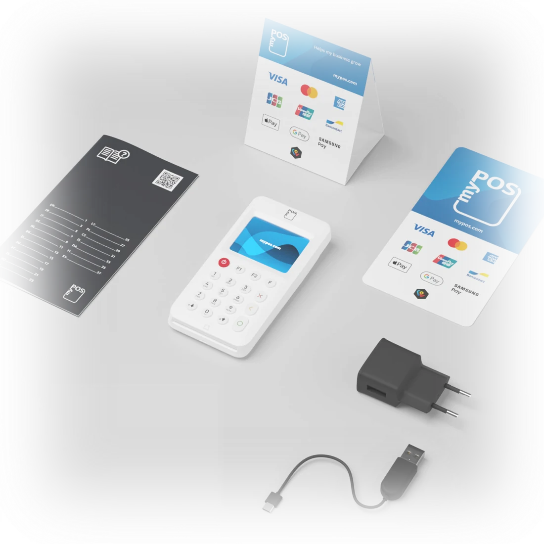 Contenuto della confezione myPOS Go 2
