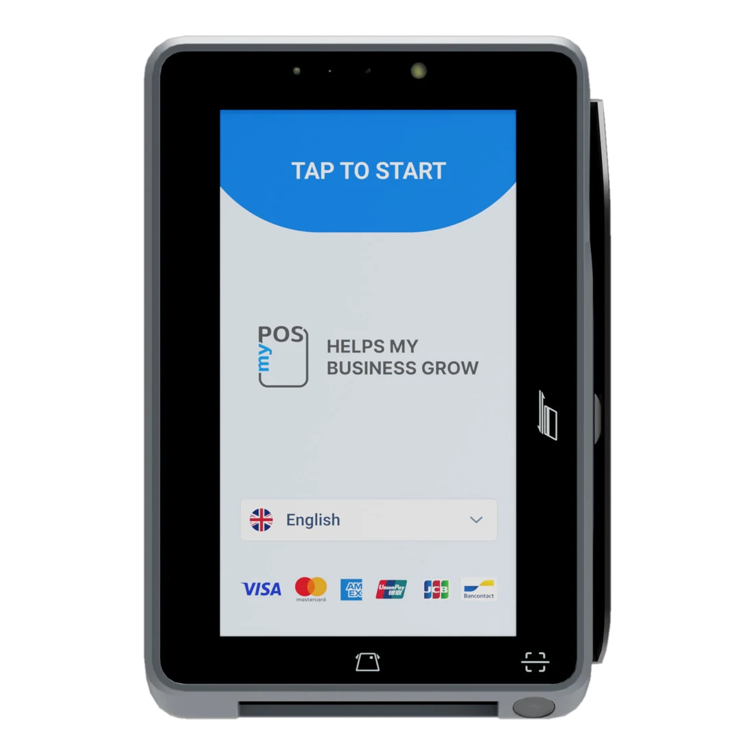 Interfaccia "Tap to start"