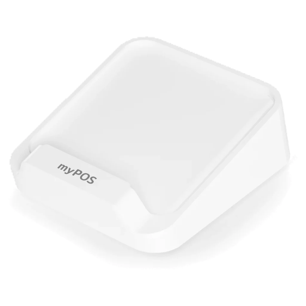 Base di ricarica myPOS Flex bianca