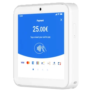 myPOS Flex bianco, vista frontale