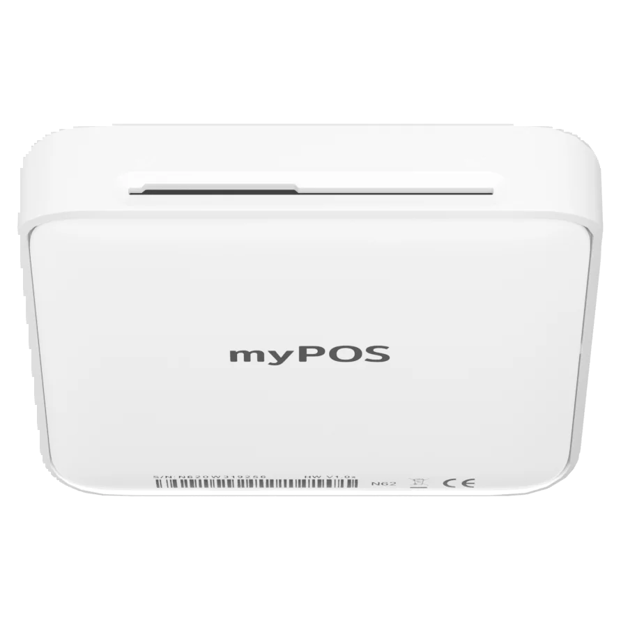 myPOS Flex bianco, dall'alto