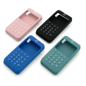 Cover in silicone per myPOS Go 2 nei colori nero, blu, verde e rosa